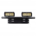 Car-styling Auto License Plate Light Frame Led Light Bar Working Lights Fog Lamp Number Plate Mounting Bracket Holder