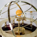 Grand Orrery Model of the Solar System, Retro Mechanical Solar System Model Home Ornament, Planet Model Tower Orrery 3D Model